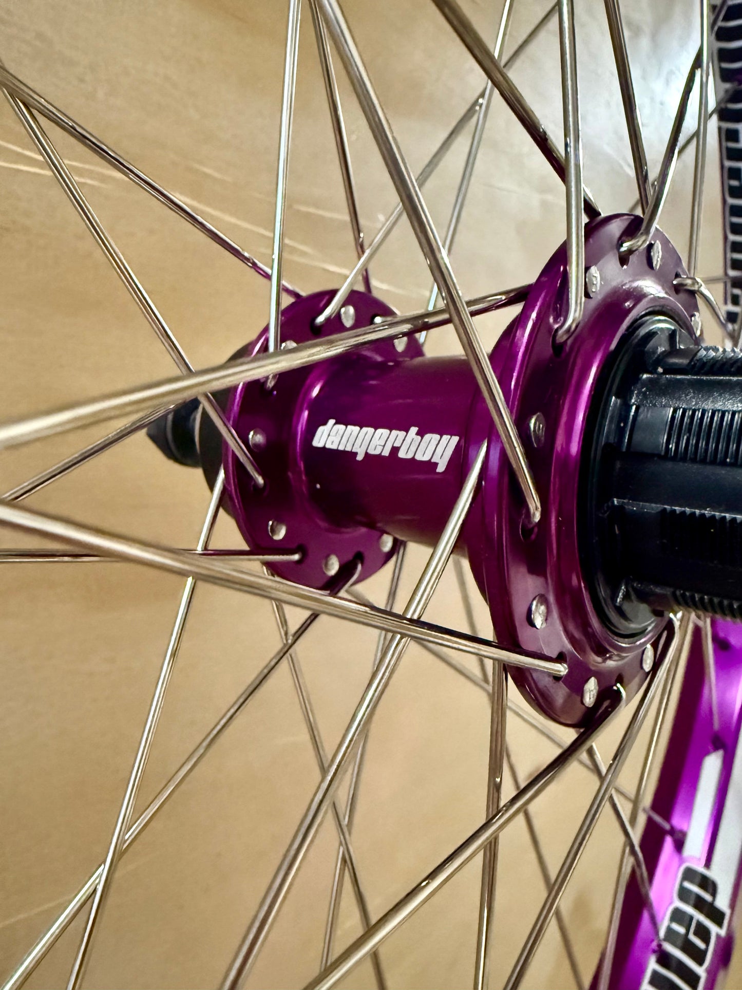 Pro 36h Dangerboy Wheelset Purple