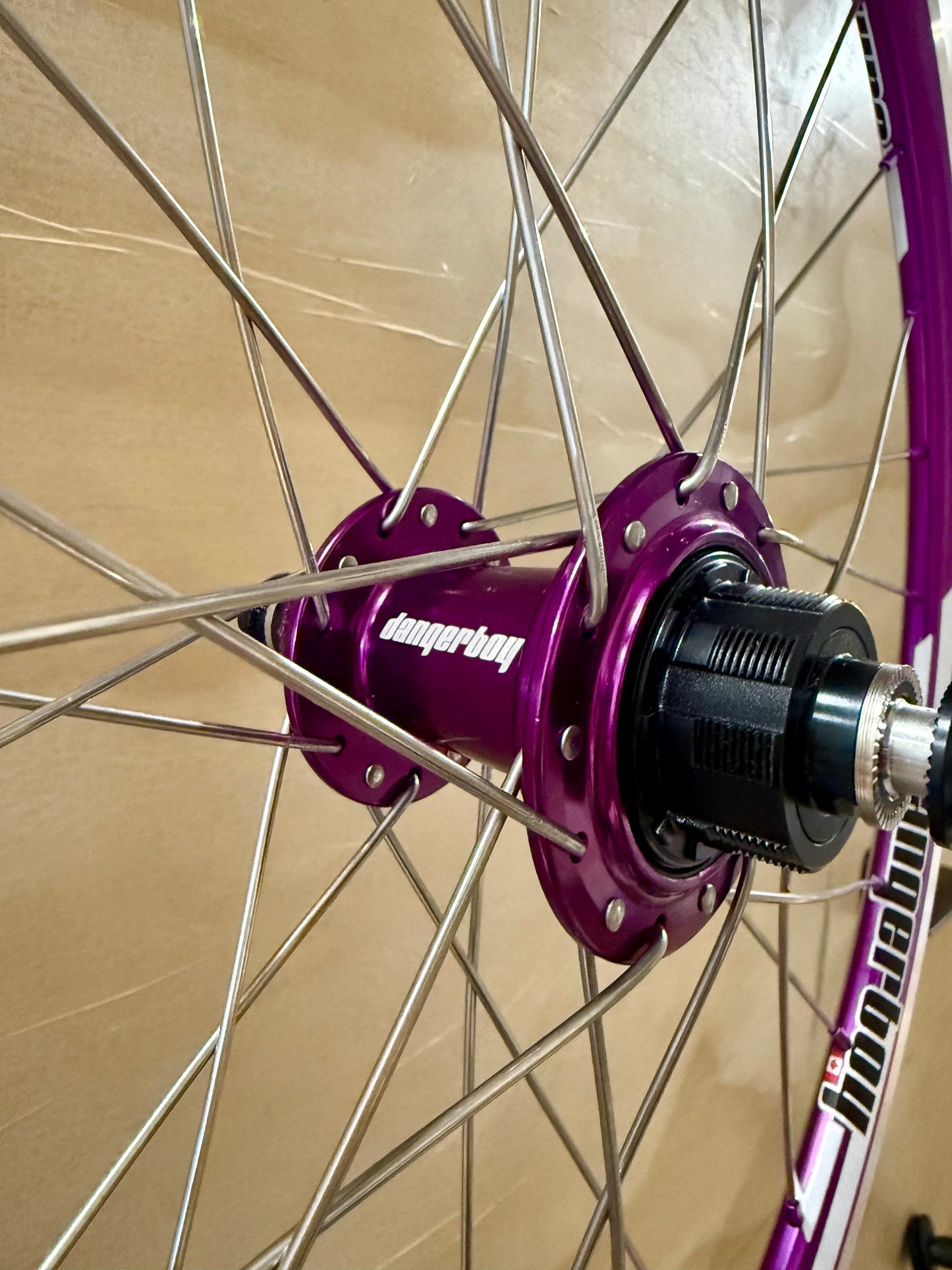 Expert 28h Dangerboy Wheelset Purple