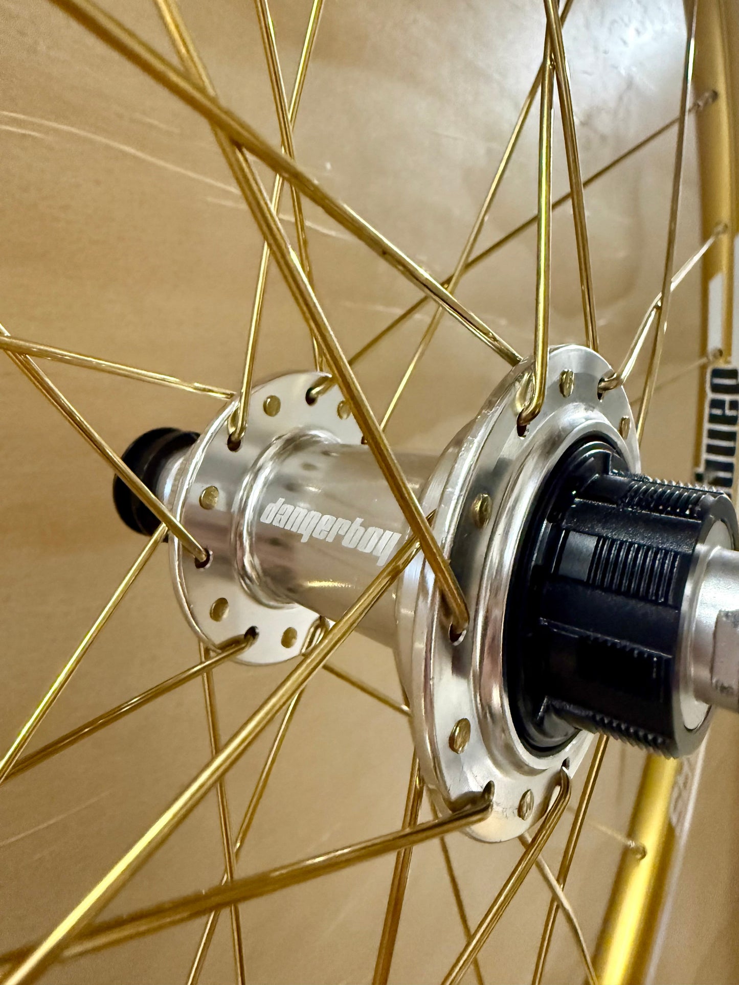 Mini 28h Dangerboy Wheelset Gold