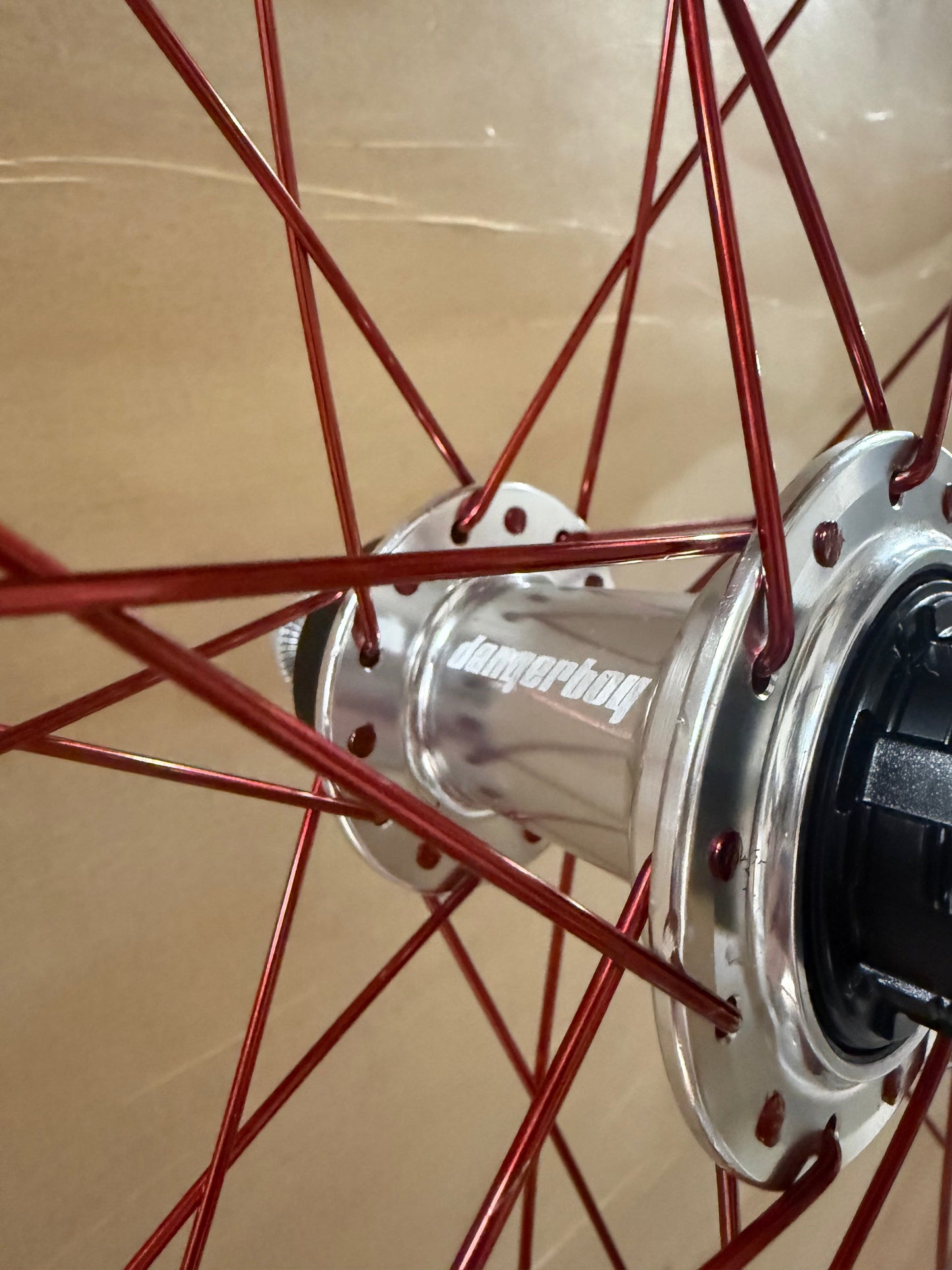 Mini 28h Dangerboy Wheelset Red