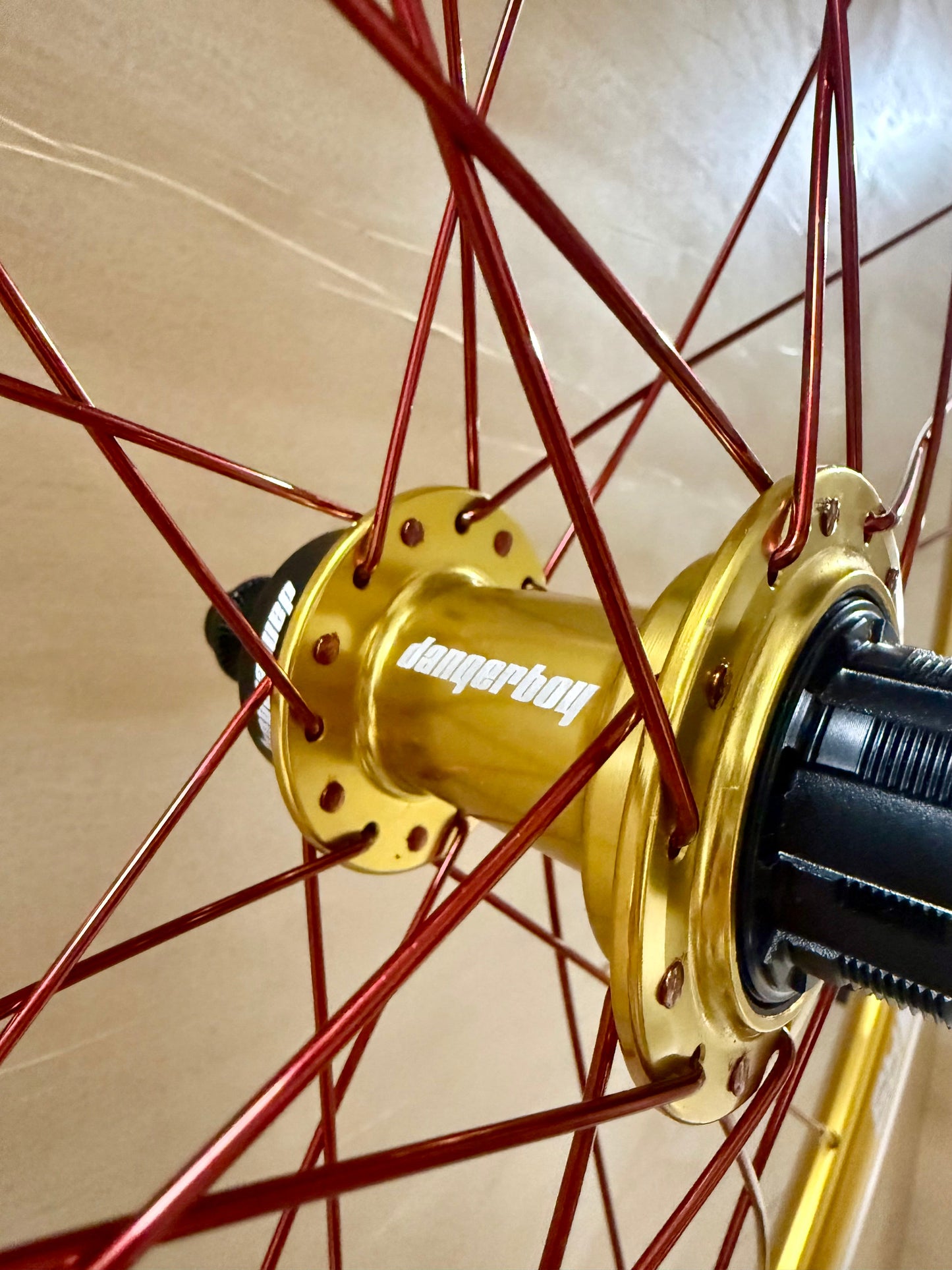 Expert 28h Dangerboy Wheelset Gold