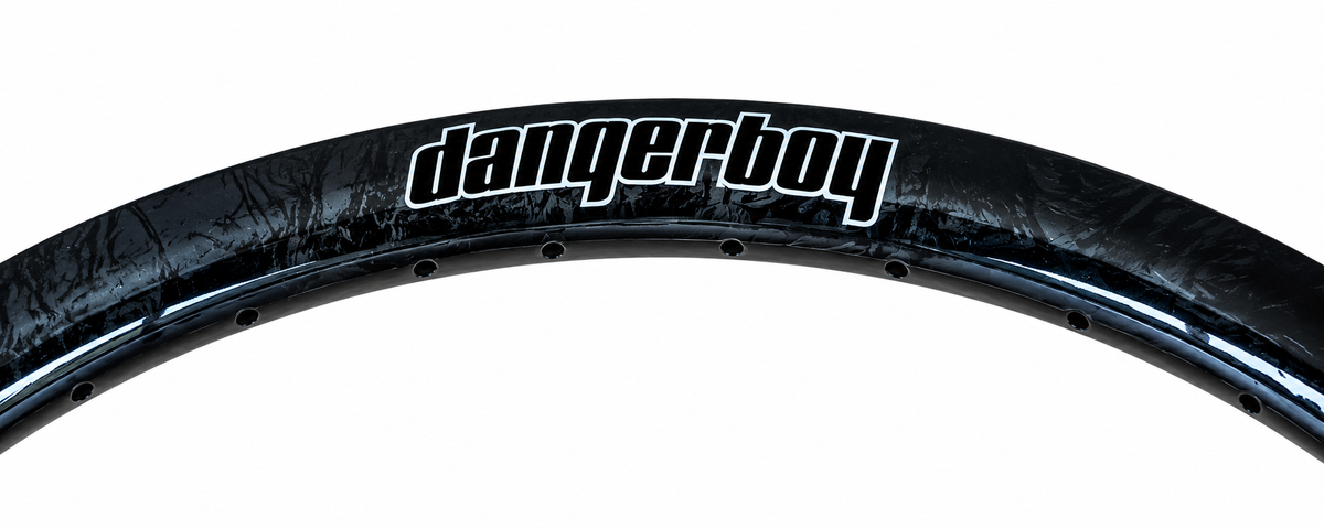 Dangerboy Carbon Fibre Rims Marble edition Pro 24" Cruiser