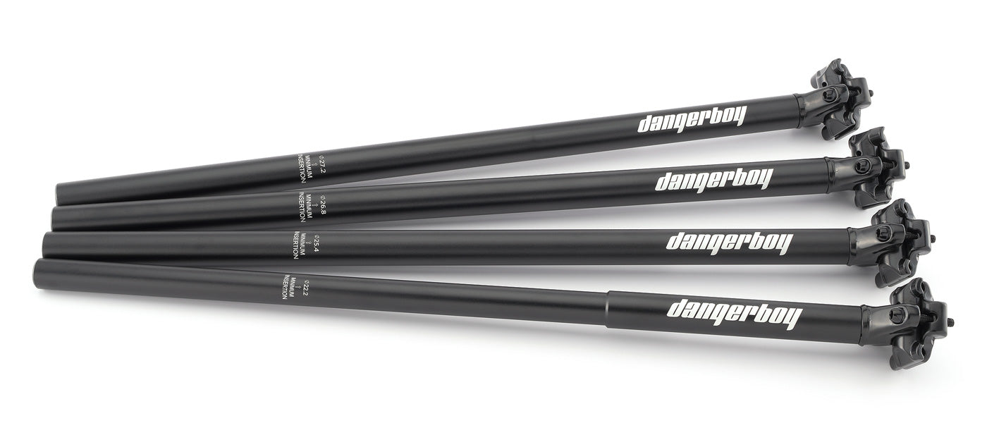 Dangerboy Extra-Long Alloy Seat Post 600mm - 22.2, 25.4, 26.8, 27.2