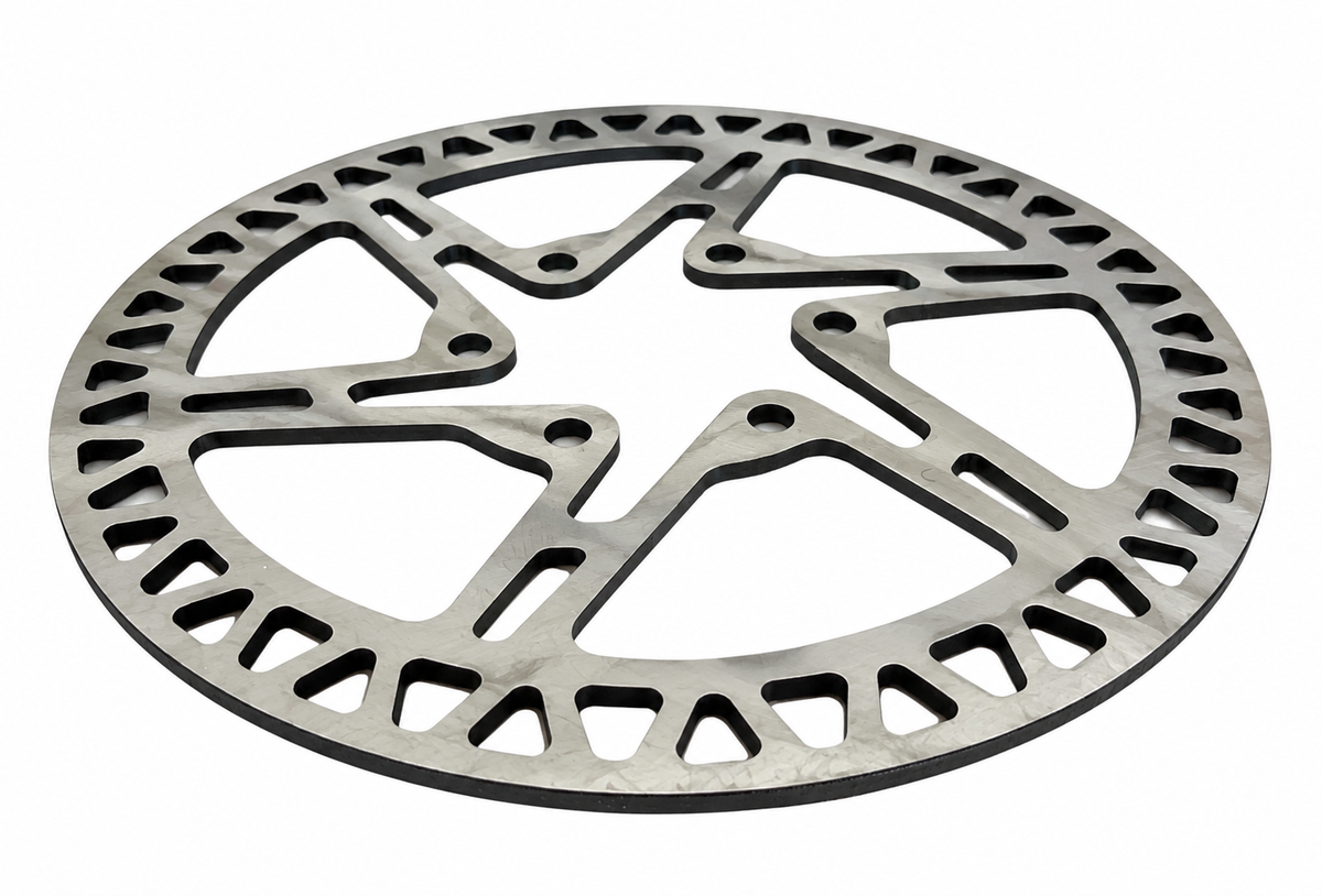 Dangerboy Ultra Light BMX Disc Brake Rotor + TI Bolts Combo – 120mm / 140mm