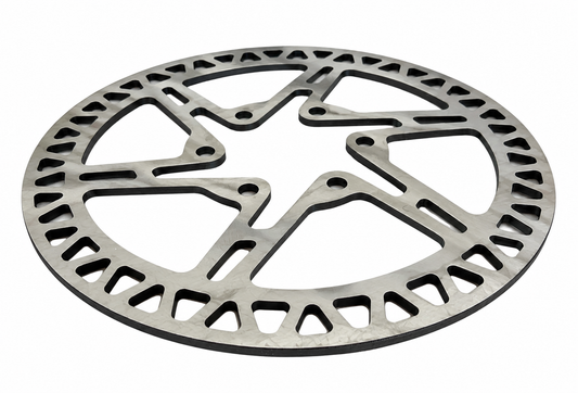 Dangerboy Ultra Light BMX Disc Brake Rotor + TI Bolts Combo – 120mm / 140mm