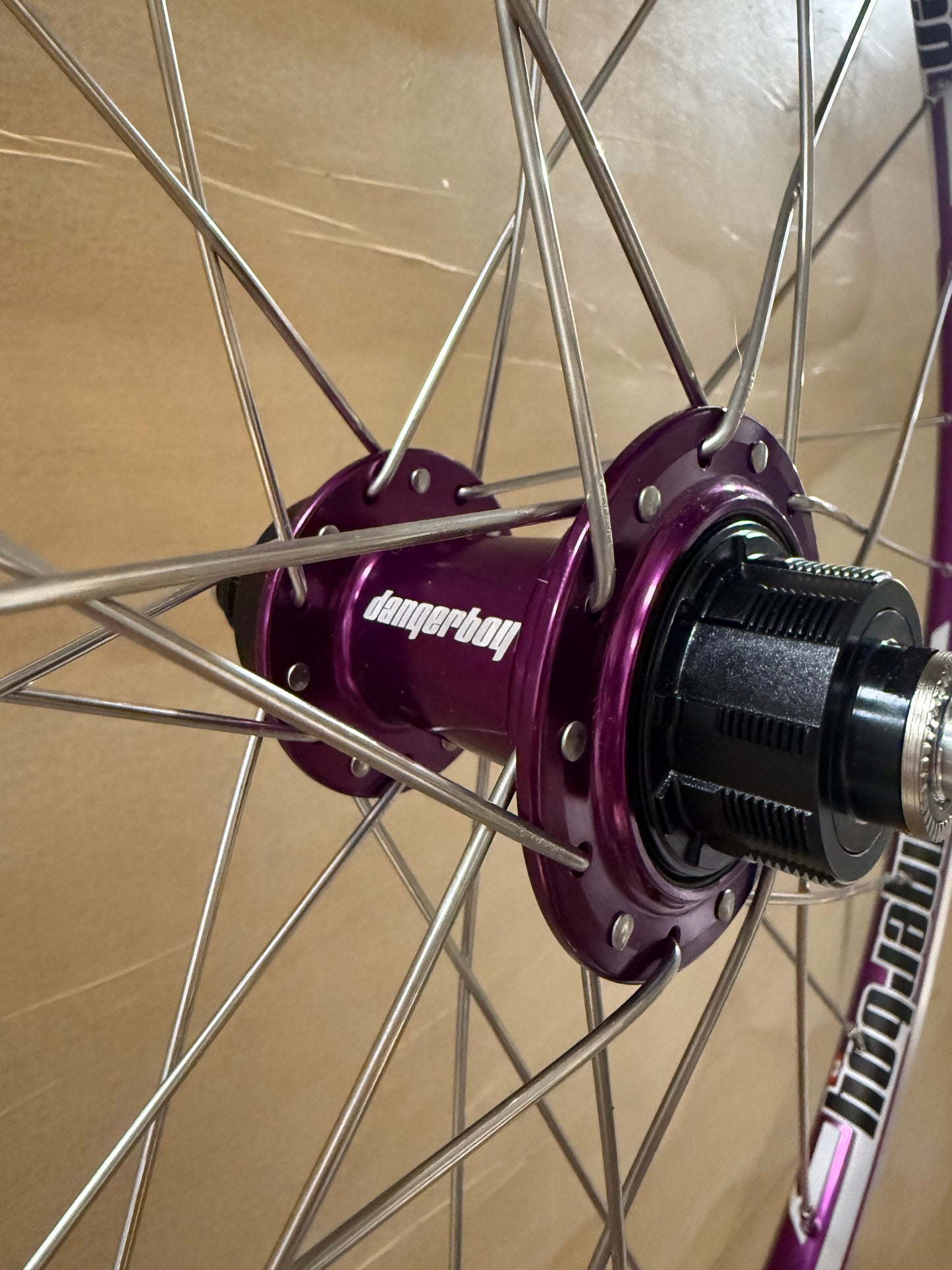 Mini 28h Dangerboy Wheelset Purple
