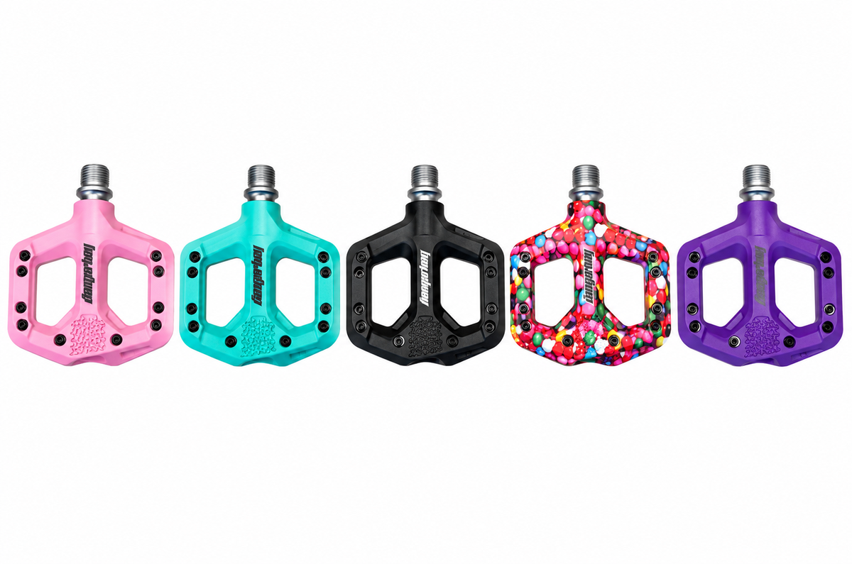 Dangerboy Mini BMX Pedals – Lightweight Youth Platform Pedals