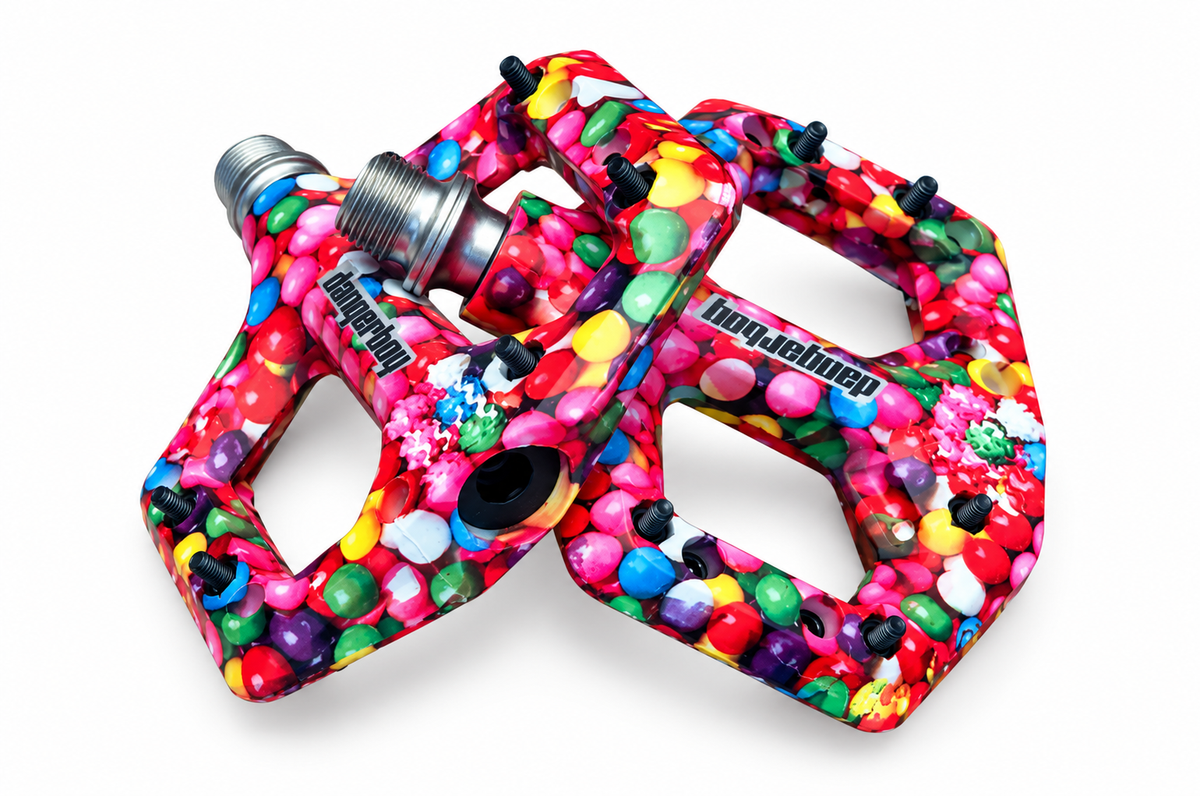 Dangerboy Mini BMX Pedals – Lightweight Youth Platform Pedals