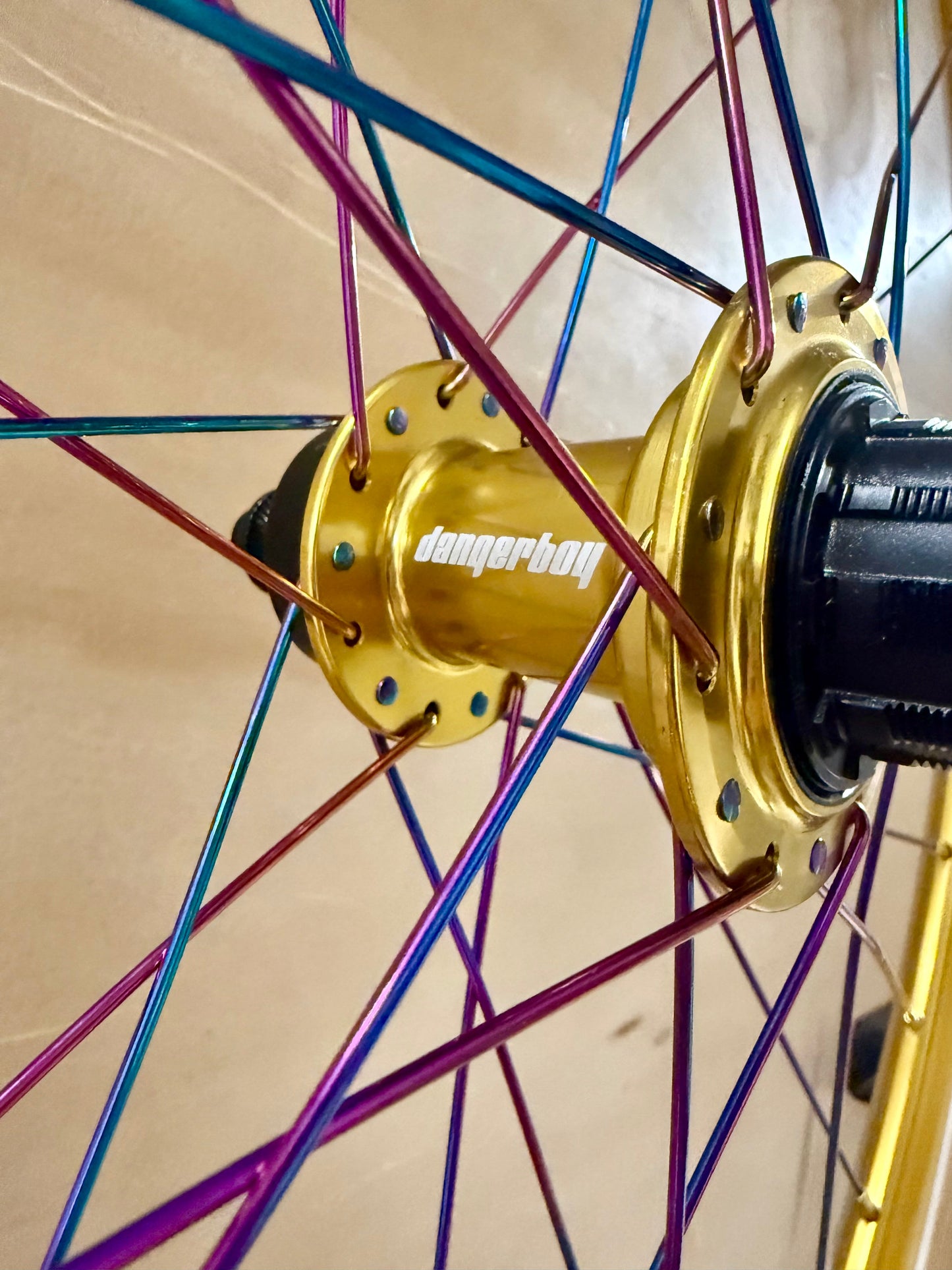 Expert 28h Dangerboy Wheelset Gold