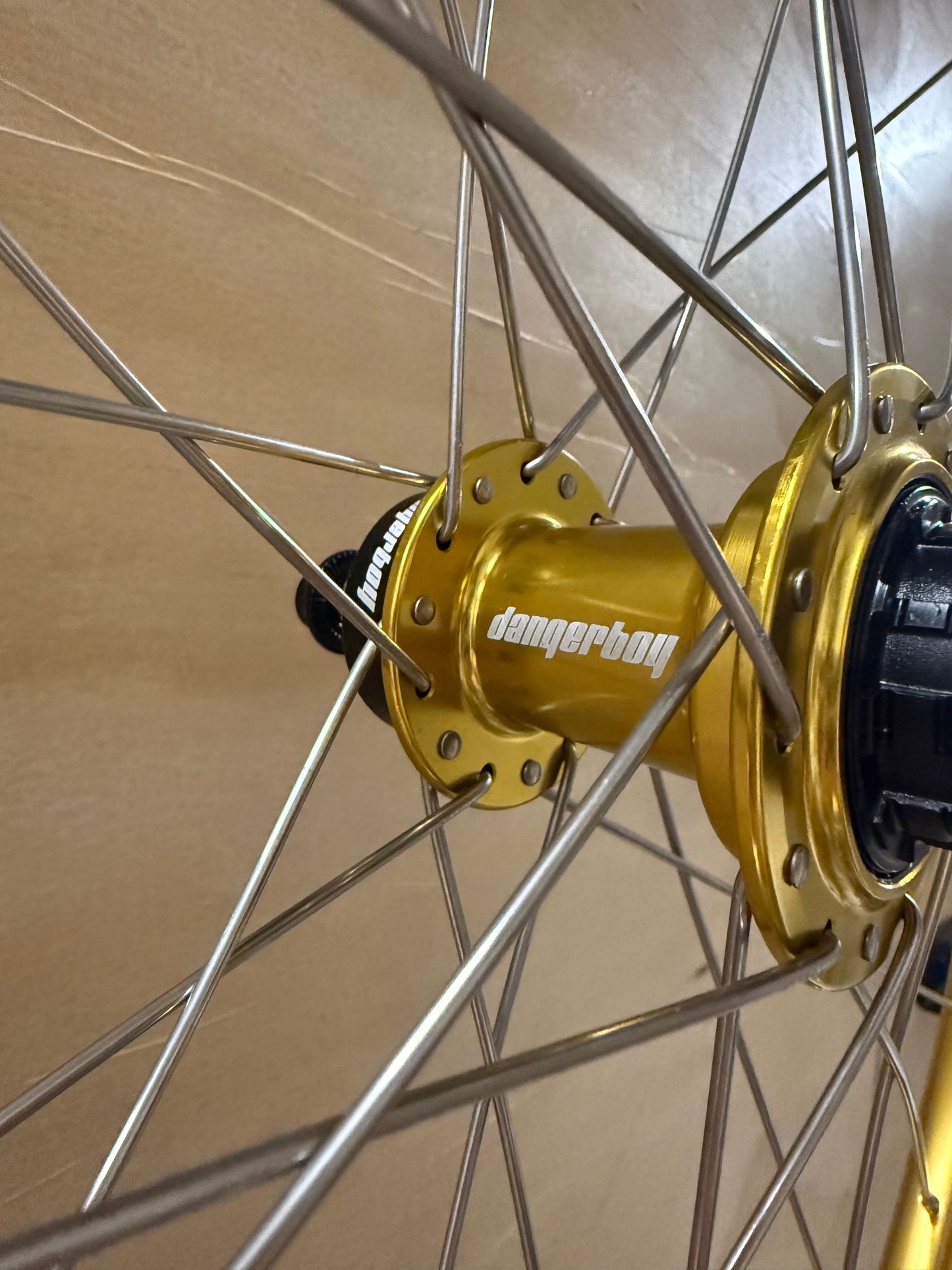 Mini 28h Dangerboy Wheelset Gold