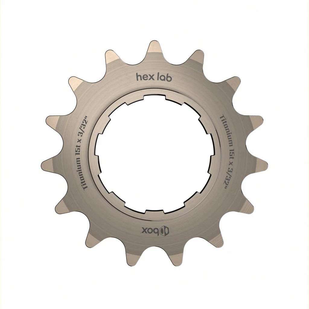Box One Hex Lab Single Speed Titanium Cogs