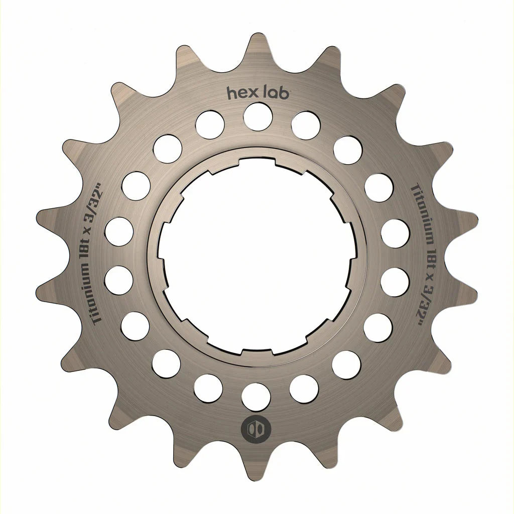 Box One Hex Lab Single Speed Titanium Cogs