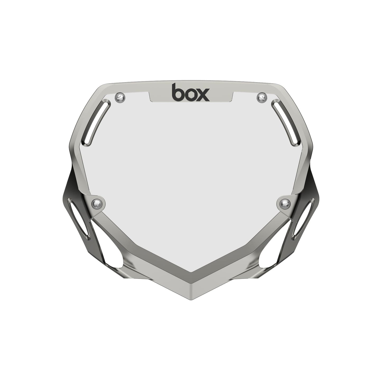 Box Two Chrome Number Plate