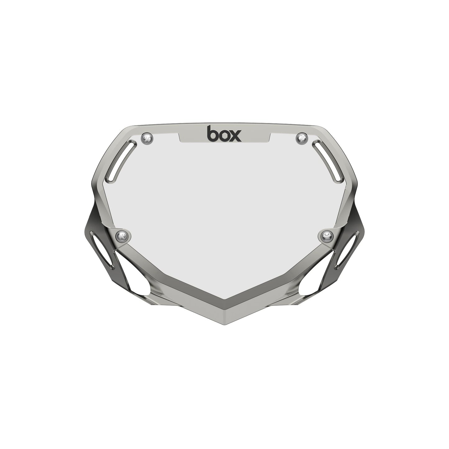 Box Two Chrome Number Plate
