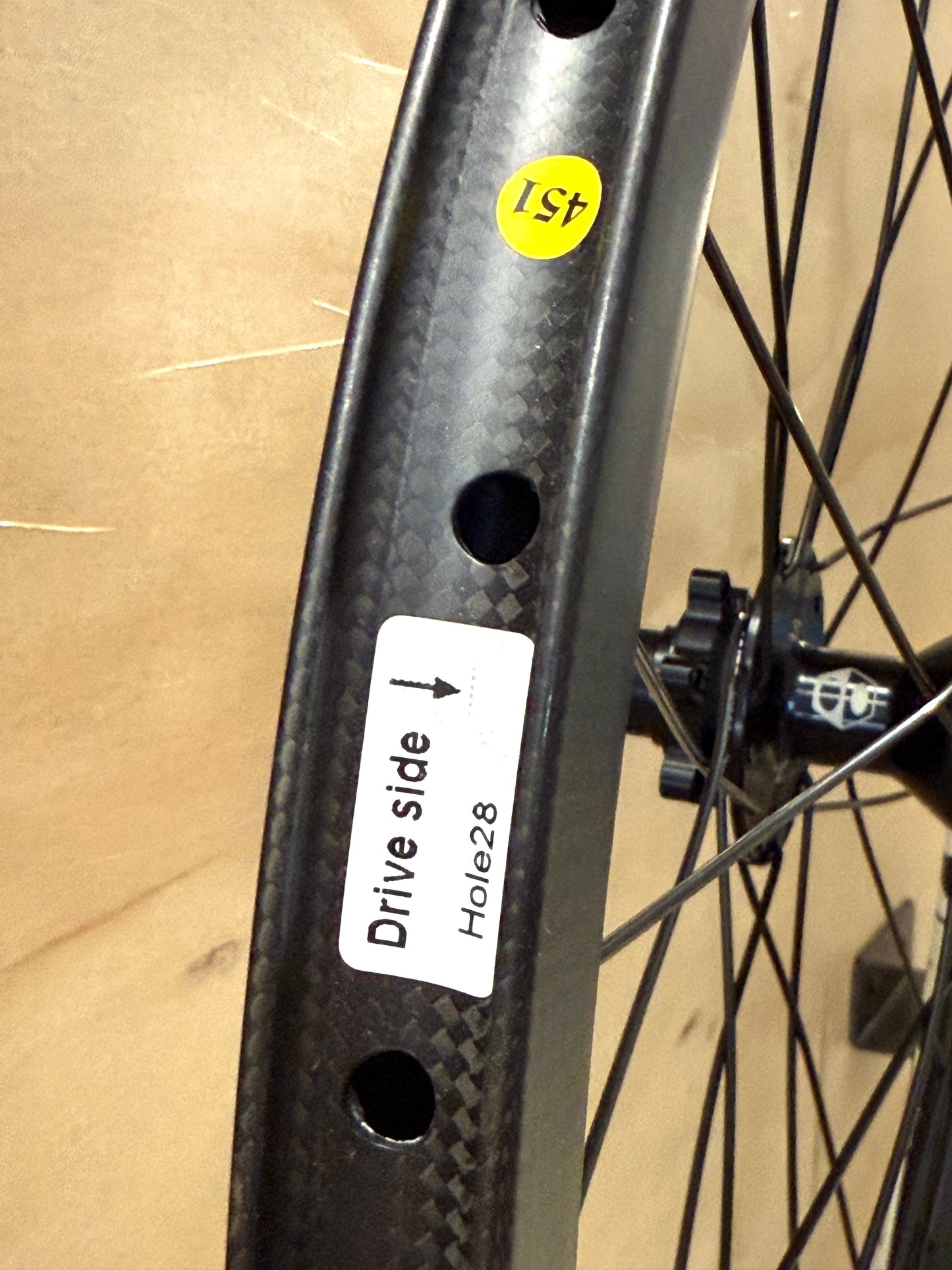 Expert 28h DeeJay Carbon 20" 451 Wheelset