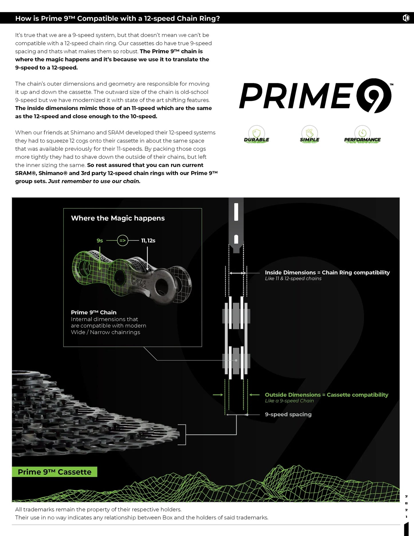 Box Two/Three P9 X-Wide Multi Shift Groupset