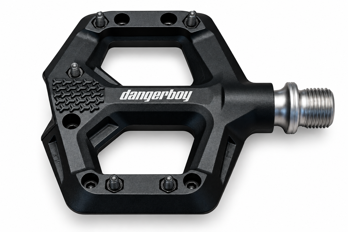 Dangerboy Mini BMX Pedals – Lightweight Youth Platform Pedals