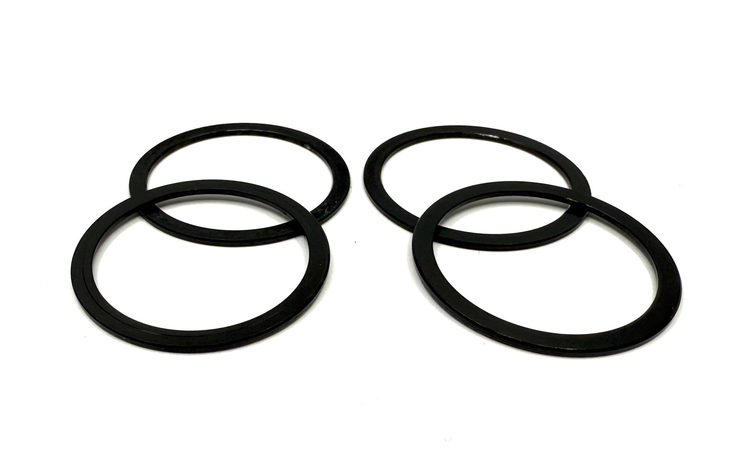 Stelv 1mm Alloy Spacers for 24mm Spindles Pack/4
