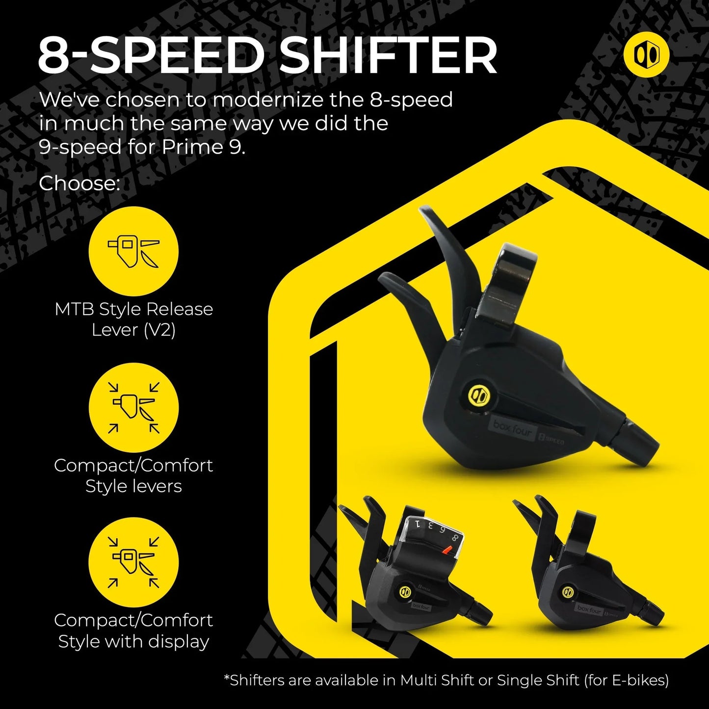 Box Four 8S Wide Compact Multi Shift Groupset