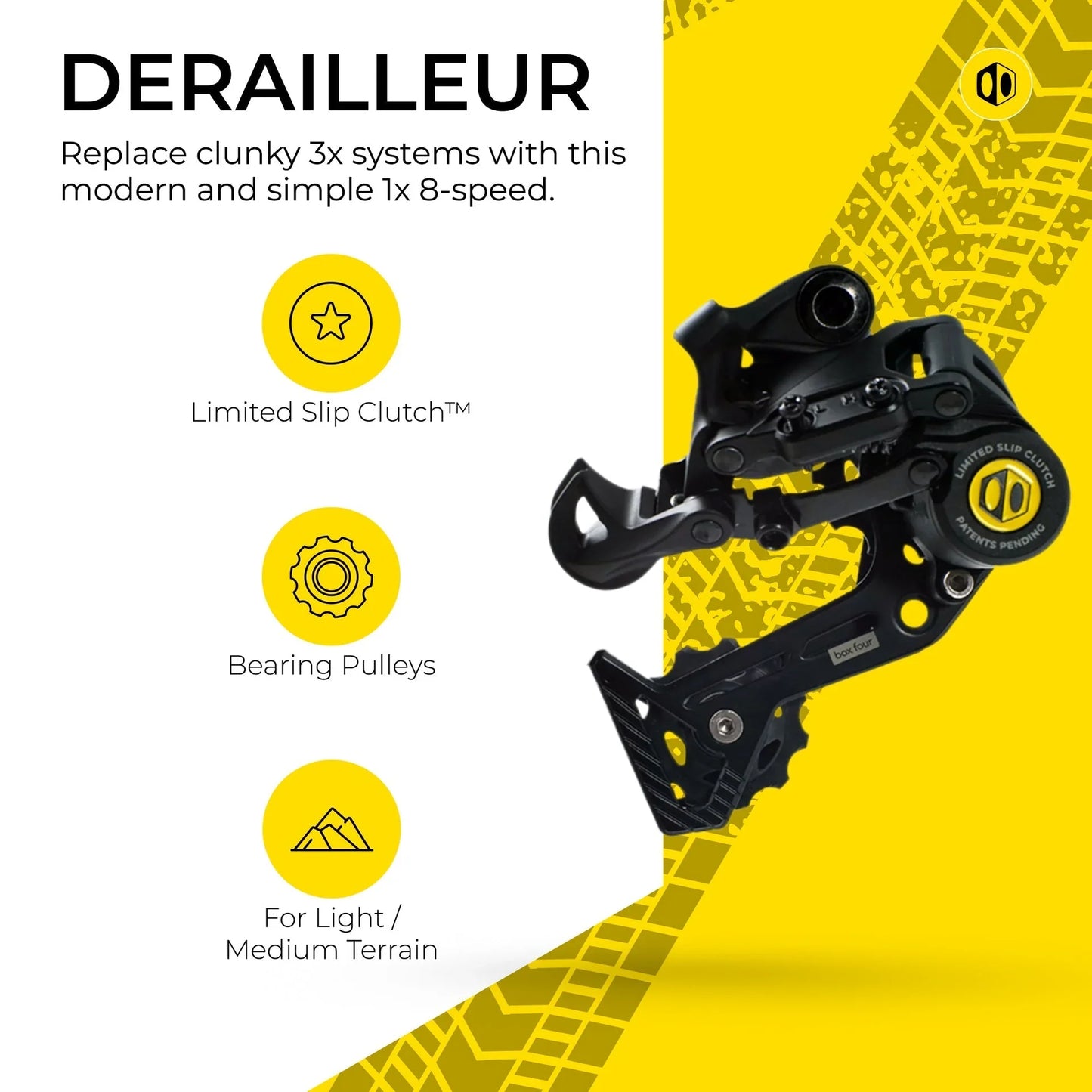 Box Four 8S Wide Compact Display Multi Shift Groupset