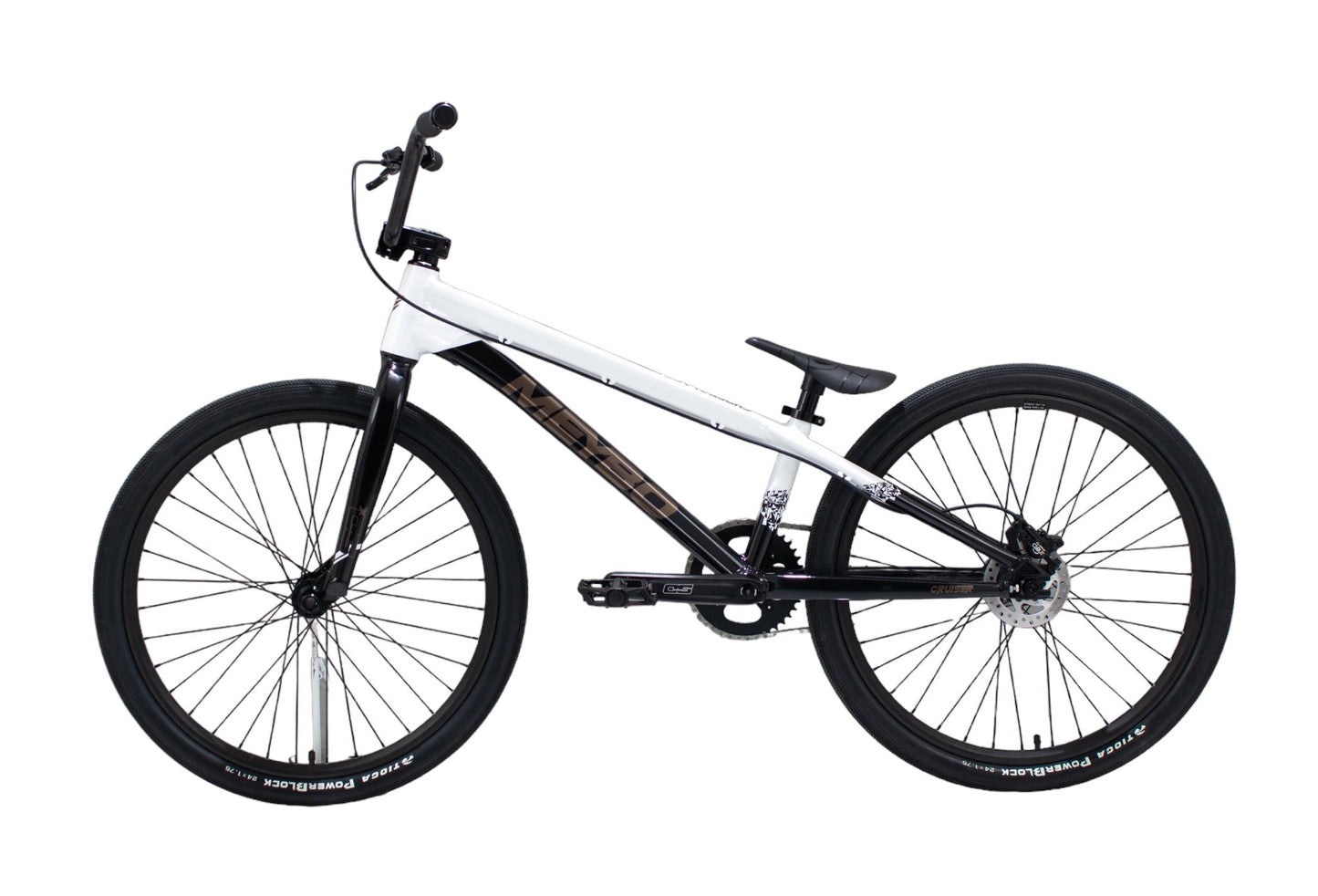 Meybo 2024 Superclass Disc Bike Black/White/Gold