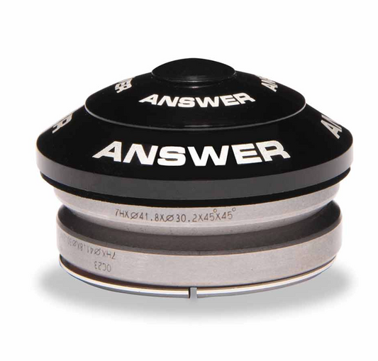 Answer 1-1/8 to 1″ Integrated Headset Reducer – Black