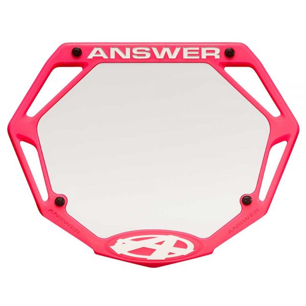 ANSWER BMX Pro 3D Number Plate
